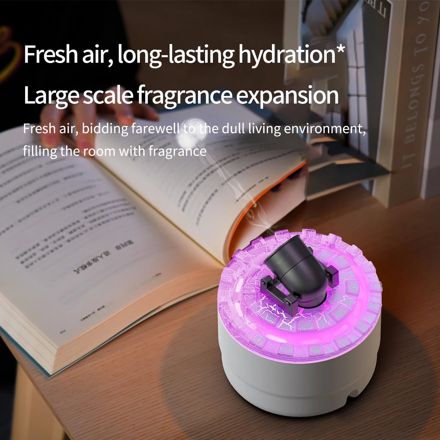 Creative Volcano Aroma Diffuser, Air Humidifier